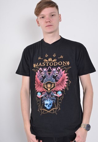 VINTAGE MASTODON BAND T-SHIRT BLACK