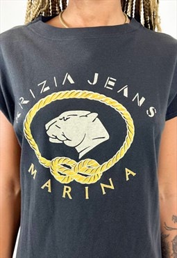 Vintage 90s Krizia panther t-shirt 