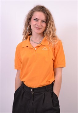 Vintage Kappa Polo Shirt Orange