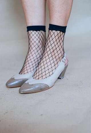 VINTAGE 70S BROWN HEELED SANDALS