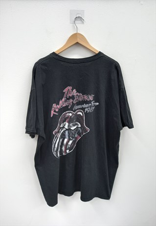 The Rolling Stones Merch T-Shirt Black