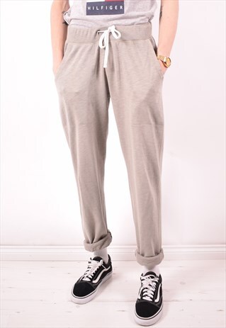 CHAMPION MENS VINTAGE TRACKSUIT TROUSERS MEDIUM GREY 90S