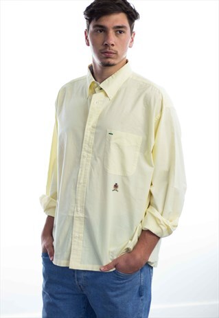 VINTAGE TOMMY HILFIGER LOGO SHIRT 90S XL 9.5