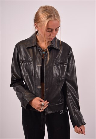 VINTAGE VERSACE JACKET BLACK