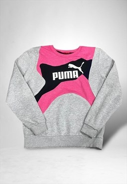 Reworked Puma Embroidered Sweatshirt