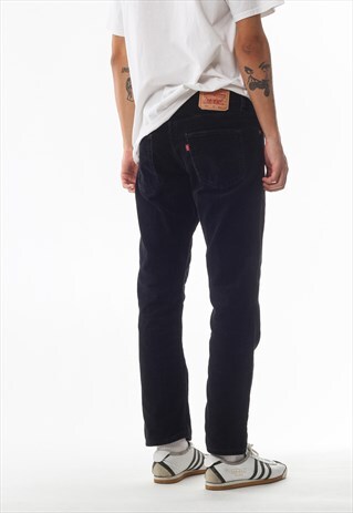 VINTAGE LEVIS 581 CORDUROY PANTS 90S BLACK