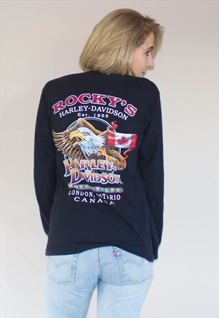 RARE 90'S HARLEY DAVIDSON CREWNECK SWEATER /JUMPER