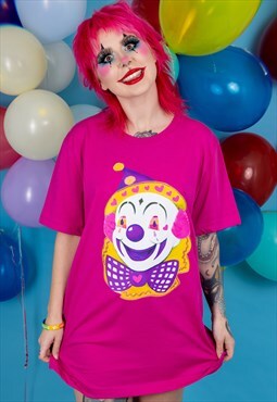 Noodles The Clown Berry Pink Tshirt