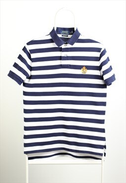 Vintage Polo Ralph Lauren Striped Polo Shirt Logo 