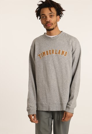 VINTAGE TIMBERLAND EMBROIDERED SPELLOUT SWEATSHIRT