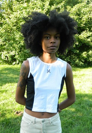 VINTAGE MONOCHROME CROP TOP