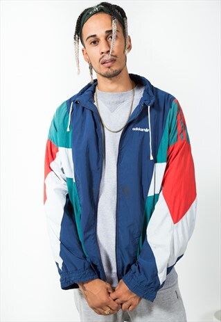 VINTAGE ADIDAS SPORT SHELL JACKET / S1897