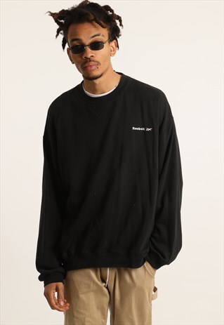 VINTAGE REEBOK EMBROIDERED SPELLOUT SWEATSHIRT