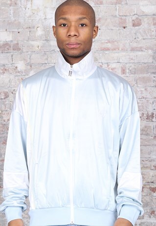 VINTAGE SERGIO TACCHINI LOGO TRACK JACKET BLUE