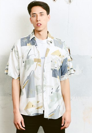 VINTAGE 90S PATTERNED SHIRT