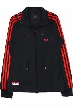 Adidas 90's Track Jacket Retro Zip Up Fleece 40 Black