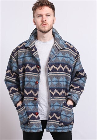 VINTAGE AZTEC INCA JACKET