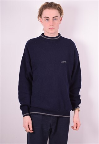 LEVI'S MENS VINTAGE JUMPER SWEATER XL BLUE 90'S
