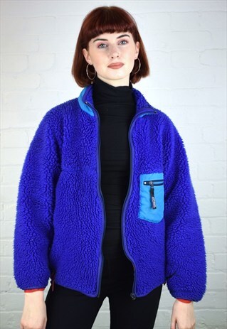 VINTAGE 90'S THE NORTH FACE ZIP FLEECE JACKET
