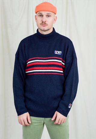 fila turtleneck white