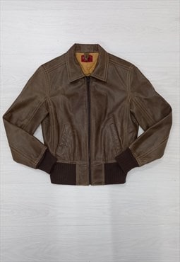 Levi's Type 1 Jeans Jacket Leather Brown