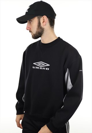 VINTAGE 90S UMBRO SWEATSHIRT BLACK