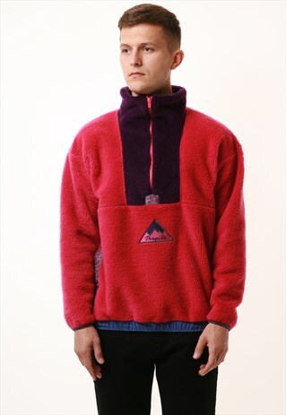 MADE IN PORTUGAL VINTAGE HELLY HANSEN 1/4 ZIP FLEECE 16033