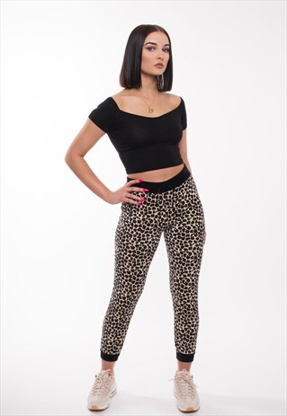 SUPER SOFT 'JUICY COUTURE' LEOPARD PRINT VELOUR TRACKIES
