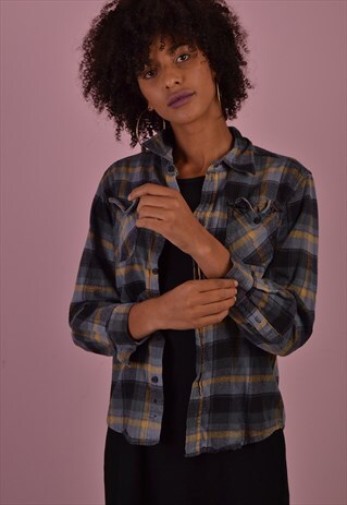 CHECK FLANNEL SHIRT GRS748