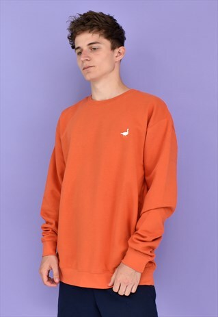 G&G UNISEX BURNT ORANGE GOOSE SWEAT