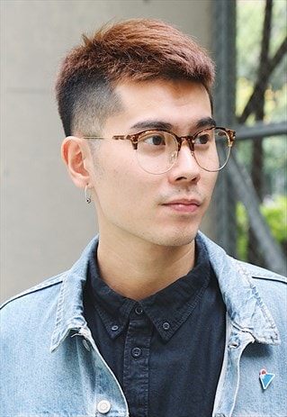 TORTOISE HALF FRAME GLASSES