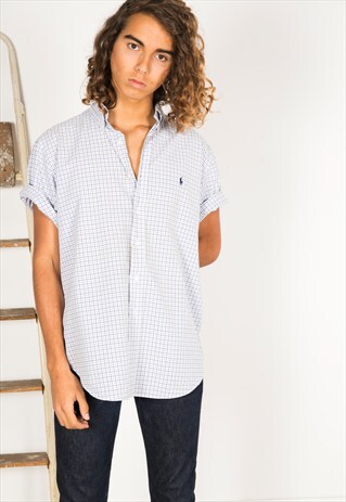 VINTAGE 80S POLO RALPH LAUREN SHIRT / R0535