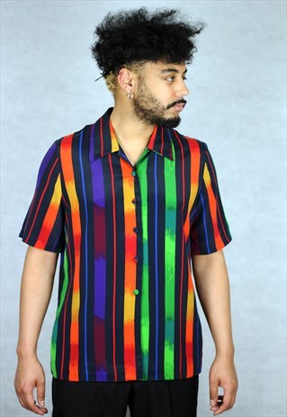 VINTAGE EYE CATCH LONDON STRIPED SHIRT