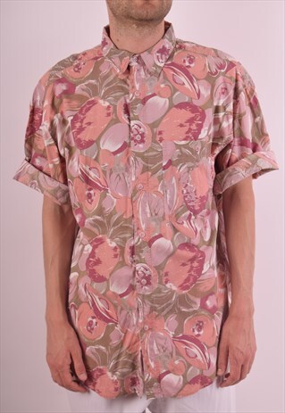 VINTAGE FESTIVAL PRINT SHIRT SIZE XL (553)
