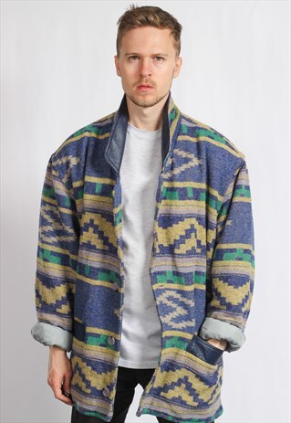 VINTAGE AZTEC FESTIVAL JACKET