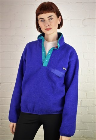 VINTAGE 90'S PATAGONIA 1/4 ZIP FLEECE SWEATSHIRT