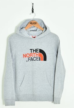 Vintage  The North Face Hooded Sweatshirt Grey XSmall