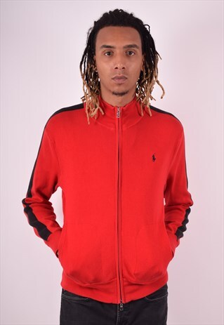 POLO RALPH LAUREN MENS VINTAGE CARDIGAN SWEATER MEDIUM 90S