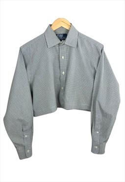 Polo Ralph Lauren RE-WORKED Long Sleeved Cropped Shirt
