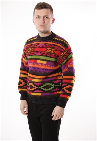 90S VINTAGE RARE BENETTON MADE IN ITALY JUMPER 13115