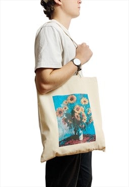 Claude Monet Bouquet of Sunflowers Tote Bag