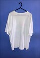 VINTAGE 90S WHITE NEON MEDIUM JUNGLE JIVE 1990 T-SHIRT 