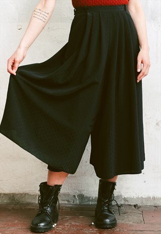 VINTAGE 90S BLACK LINED CULOTTES