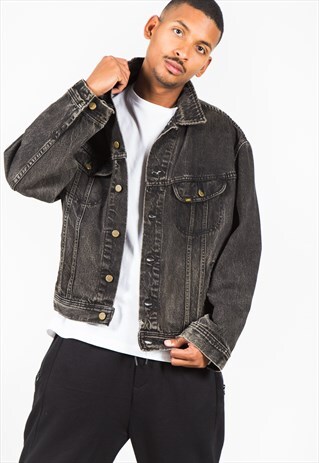 VINTAGE 80S ORIGINAL LEE BASIC DENIM JACKET / 7501