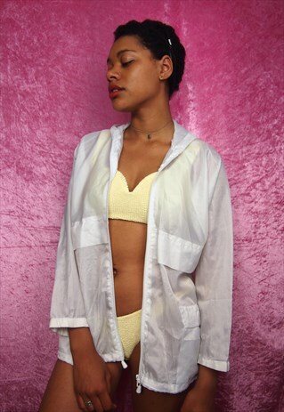 OFF WHITE SHEER JACKET