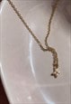 AUTHENTIC LOUIS VUITTON FLORAGRAM PENDANT- REWORKED NECKLACE