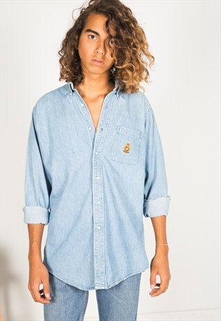 VINTAGE 80S POLO RALPH LAUREN SHIRT / R011