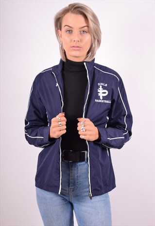 UNDER ARMOUR WOMENS VINTAGE TRACKSUIT TOP JACKET MEDIUM 90'S