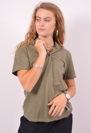VINTAGE LACOSTE POLO SHIRT KHAKI