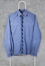 Vintage Paul Smith Shirt Made in Italy Embroidered Small 15